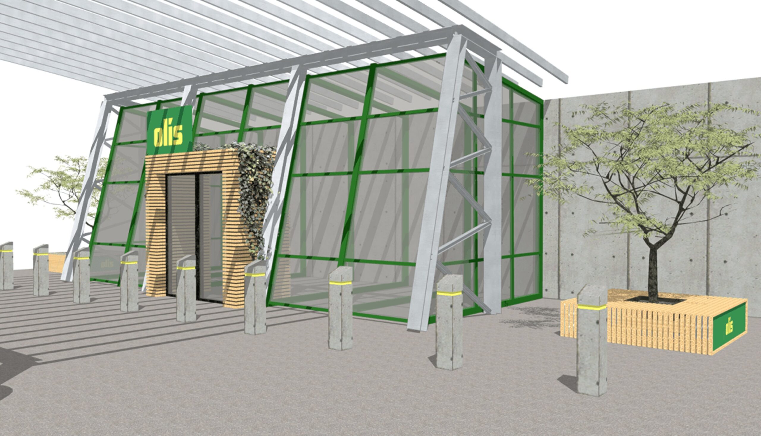 silver steel frame 1